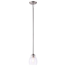 Mini pingente Minka Lavery Winsley 1 luz sino de níquel escovado comprar usado  Enviando para Brazil
