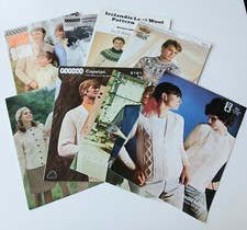 Vintage knitting patterns for sale  LONDON