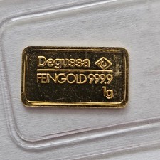 Gramm goldbarren degussa gebraucht kaufen  Kamen