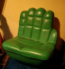 Usado,  Cadeira de mão infantil de plástico gigante verde divertida brinquedo década de 1970 comprar usado  Enviando para Brazil
