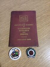 Aslef membership card for sale  DERBY