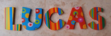 Colourful wooden letters for sale  ROSS-ON-WYE