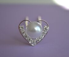 Wedding heart pearl for sale  LINCOLN