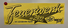 Nico feuerwerk werbeposter gebraucht kaufen  Frankenberg