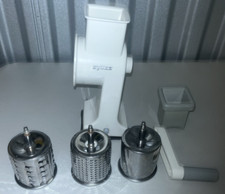 Ralador rotativo Zyliss 3 lâminas branco cozinha completa 7" *sucção não funciona* comprar usado  Enviando para Brazil