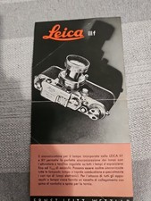 Foglio pubblicitario leica usato Foglio pubblicitario leica usato  Italia
