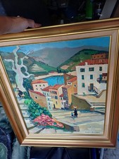 Tableau huile jacques d'occasion  Barr