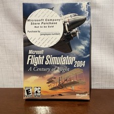 Microsoft Flight Simulator 2004 - PC - 4 discos completos - Adesivo Microsoft Store comprar usado  Enviando para Brazil