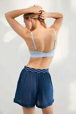 Free People Intimately Sleep Talk Boxer Bicicleta Curta Semitransparente Azul Marinho Nova Pequena P comprar usado  Enviando para Brazil