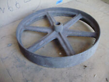 Roda, ferro fundido vintage, diâmetro 15-1/2", 2-3/8" largura, eixo 15/16" comprar usado  Enviando para Brazil