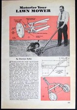 Vintage reel mower for sale  Diamond Point
