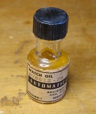 Vintage watch oil for sale  Barton