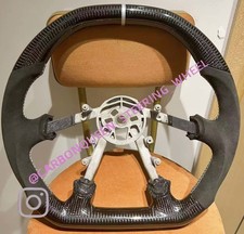 Volante de fibra de carbono topo plano para Chevrolet Corvette C5 Z06 97-04 ANOS comprar usado  Enviando para Brazil