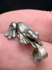 Frog pendant sterling for sale  Rockville