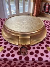 Gold cake stand for sale  MANCHESTER