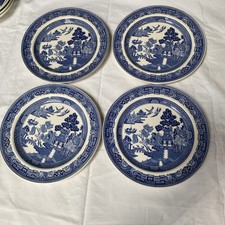 Four wedgewood willow for sale  WREXHAM