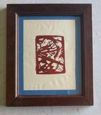 Xilografia firmata franz usato  Umbertide