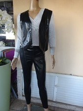 Pantalon legging simili d'occasion  Villeneuve-Loubet