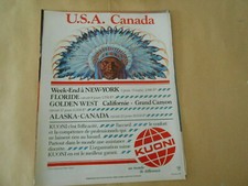Publicité 1981 kuoni d'occasion  La Verpillière