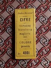 Vintage cifre iniziali usato  Mirandola