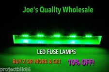 Usado, (8) LÂMPADA FUSÍVEL LED VERDE 8V-8080-7070-9090-881-RECEPTOR-DIAL/QR-QRX-BA/6060/Sansui comprar usado  Enviando para Brazil