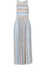 Maxikleid hellblau gestreift gebraucht kaufen  Deutschland