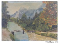 Quadro olio tela usato  Torino