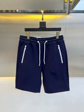 Calça Brunello Cucinelli Masculina Esportiva de Algodão Casual Bolso Zíper Azul Marinho comprar usado  Enviando para Brazil