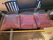 Purple filled cushions for sale  LONDON