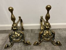 Pair andiron fire for sale  NORWICH