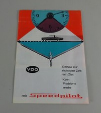 Prospekt broschüre vdo gebraucht kaufen  Jever