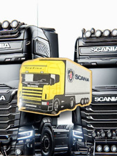 Usado, Sammler Pin - KFZ/AUTO - SCANIA "Scania Truck Topline" Gelb - Top-Zustand comprar usado  Enviando para Brazil