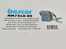 Bateria Bescor MM7XLR-NC 12V 7A SL, saída XLR de 4 pinos comprar usado  Enviando para Brazil
