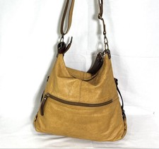 Bolsa de ombro de couro LILY bege bolsa de ombro de couro sintético, usado comprar usado  Enviando para Brazil