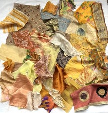 Silk sari fabric for sale  HEANOR