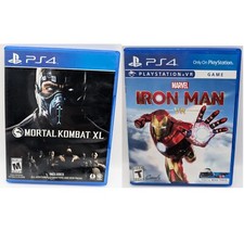 Marvel's Iron Man VR Game+ Mortal Kombat XL- Playstation 4 (PS4) comprar usado  Enviando para Brazil