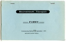 Bus fare table for sale  MIDDLESBROUGH