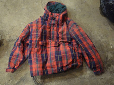 Jaqueta pequena vintage anos 90 GAP Mountain Country xadrez Anorak Raver folgada comprar usado  Enviando para Brazil