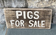 Wood pigs sale for sale  Boonville