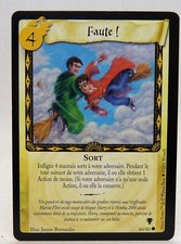 Carte TCG Harry Potter Faute 60/80  2001  WIZARDS  FR  NEUVE COUPE DE QUIDDITCH na sprzedaż  Wysyłka do Poland