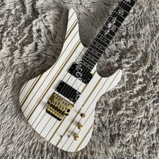 Guitarra elétrica personalizada Gold Pinstripes Synyster Gates ponte FR corpo sólido 24F comprar usado  Enviando para Brazil