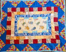 Vintage handmade quilt for sale  EXETER