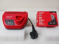 Milwaukee m12b4 12v for sale  GREENFORD