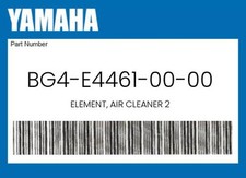 Elemento genuíno Yamaha, limpador de ar 2 - Bg4-E4461-00-00 comprar usado  Enviando para Brazil