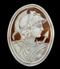 spilla cammeo argento 925 usato spilla cammeo argento 925 usato  Torre del Greco