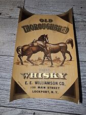 Old Thoroughbred Blend Whisky Label Original Lockport NY 1900 comprar usado  Enviando para Brazil