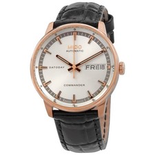 Relógio feminino Mido Commander II automático mostrador prateado M016.230.36.031.80 comprar usado  Enviando para Brazil