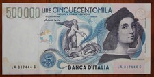 Banconota 500000 lire usato  Orsago