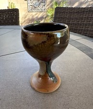 Handmade pottery goblet for sale  North Las Vegas