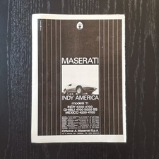 1971 maserati indy usato  Milano